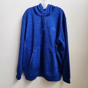 Adidas Sweatshirt Mens 2XL Blue Heather Hoodie Athletic Gorpcore Normcore Hiking